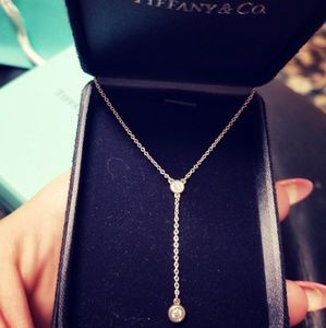 NEW Tiffany diamond necklace (1 carat plus)